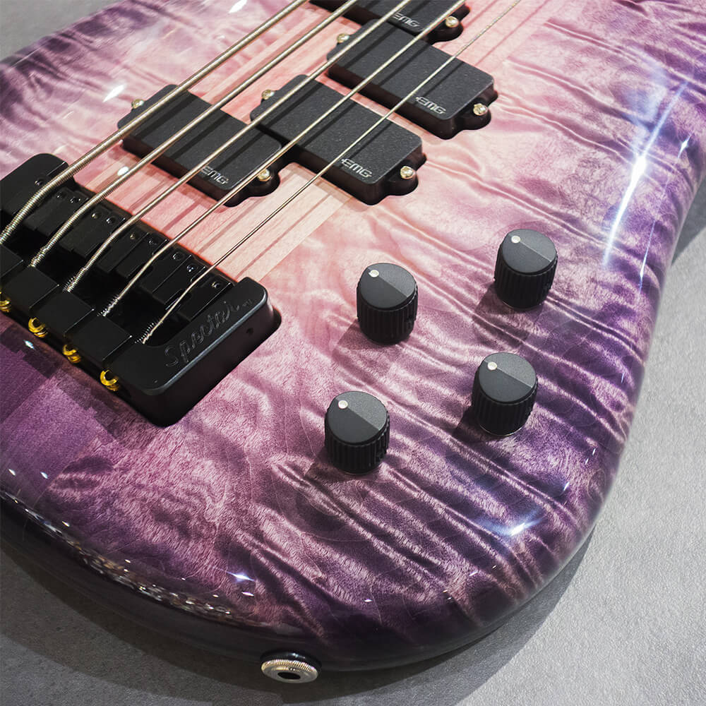 Spector USA Custom Shop NS-5 MGQ/SA M/EB EMG Pink Purple