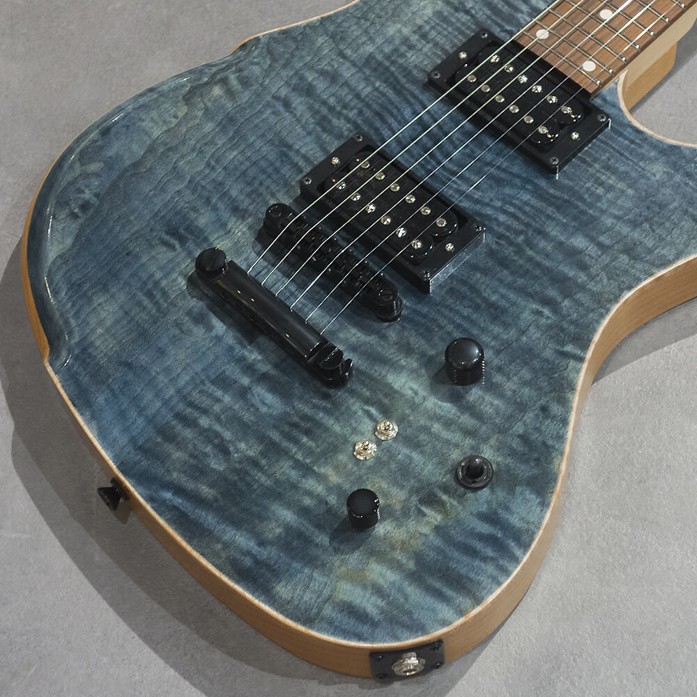 dragonfly BORDER 666 Custom Flame Maple/Alder/Ome Blue