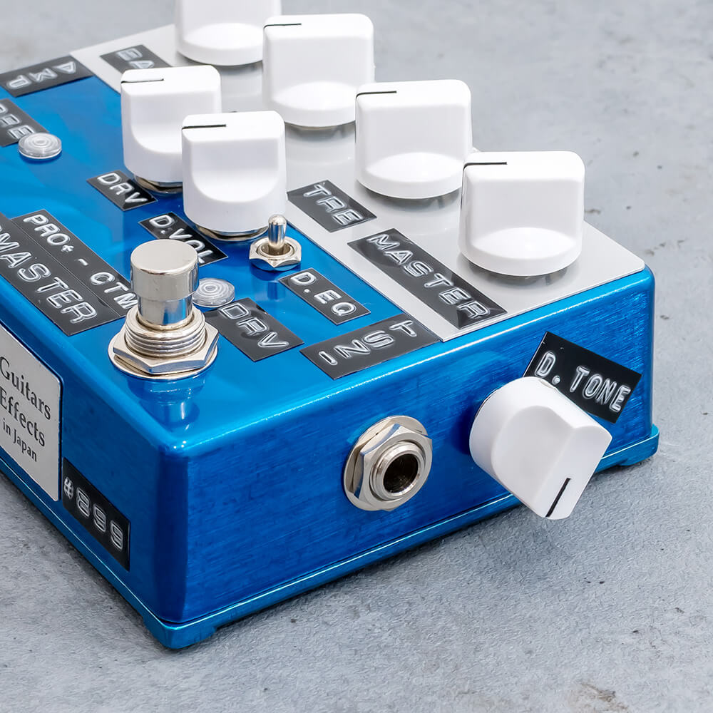 Shin's Music Bass Master Preamp Pro+ D.EQ Switch Custom Blue