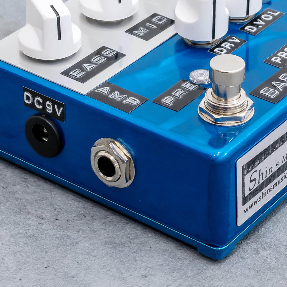 Shin's Music Bass Master Preamp Pro+ D.EQ Switch Custom Blue