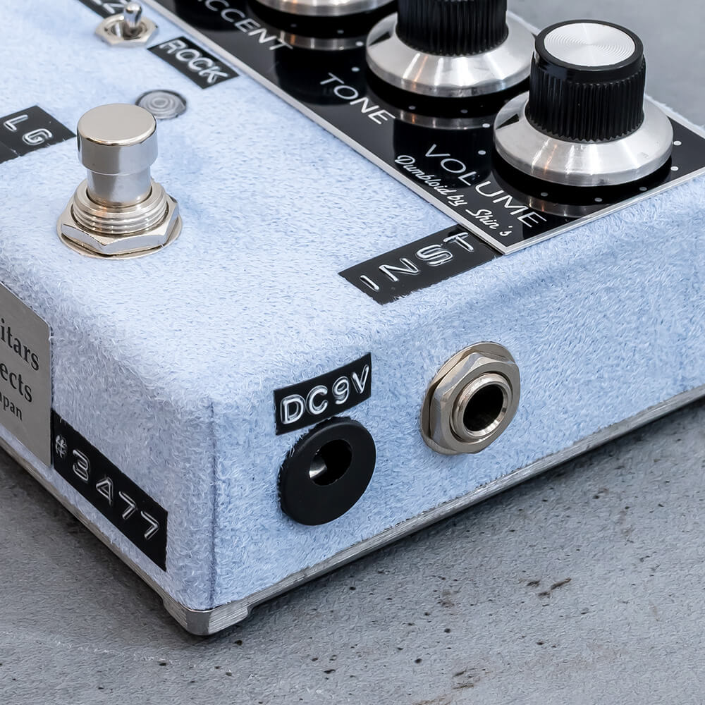 Shin's Music Dumbloid Lo-Gain Special Sky Blue Suede / Black Panel