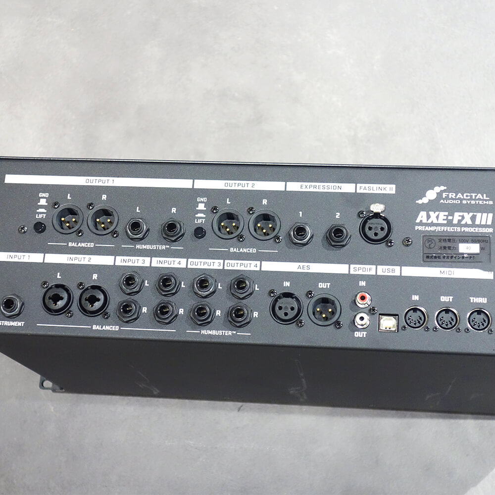 Fractal Audio Systems Axe-Fx III MARK II｜ミュージックランドKEY