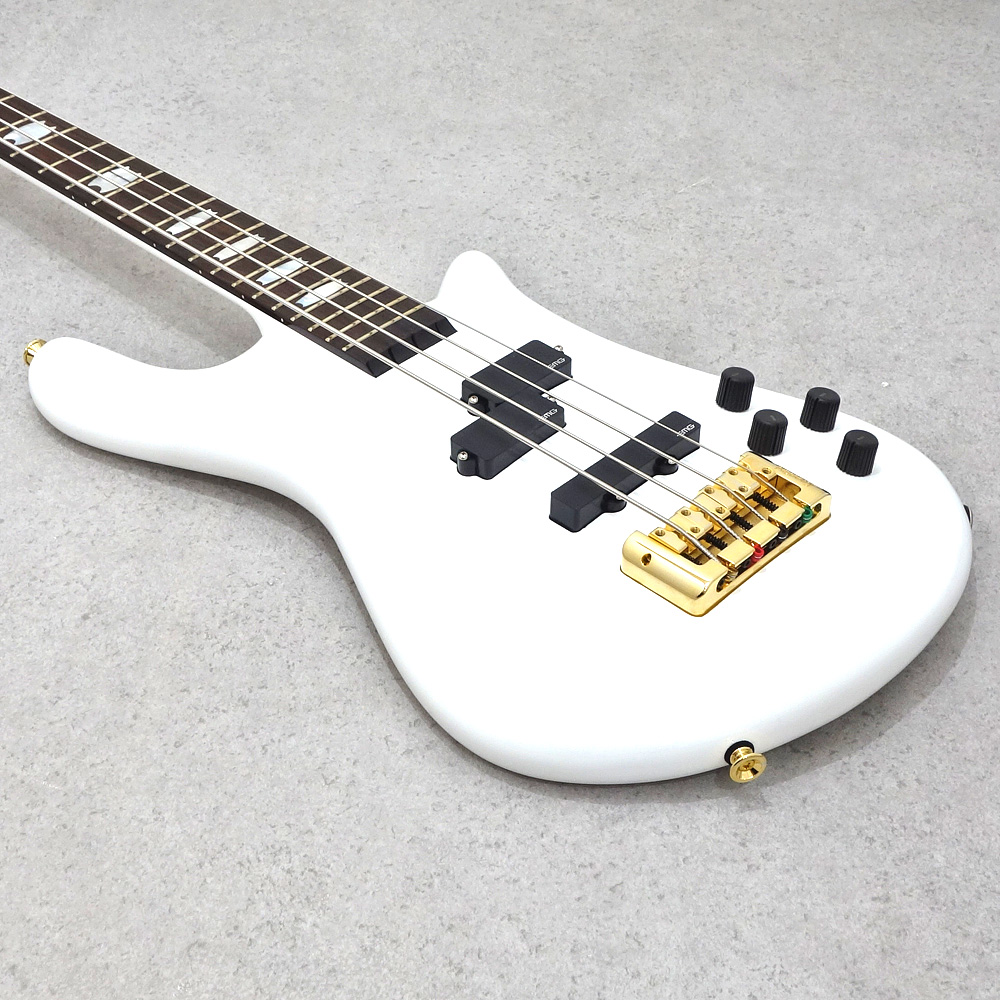 Spector Euro 4 Classic Gloss Solid White｜ミュージックランドKEY