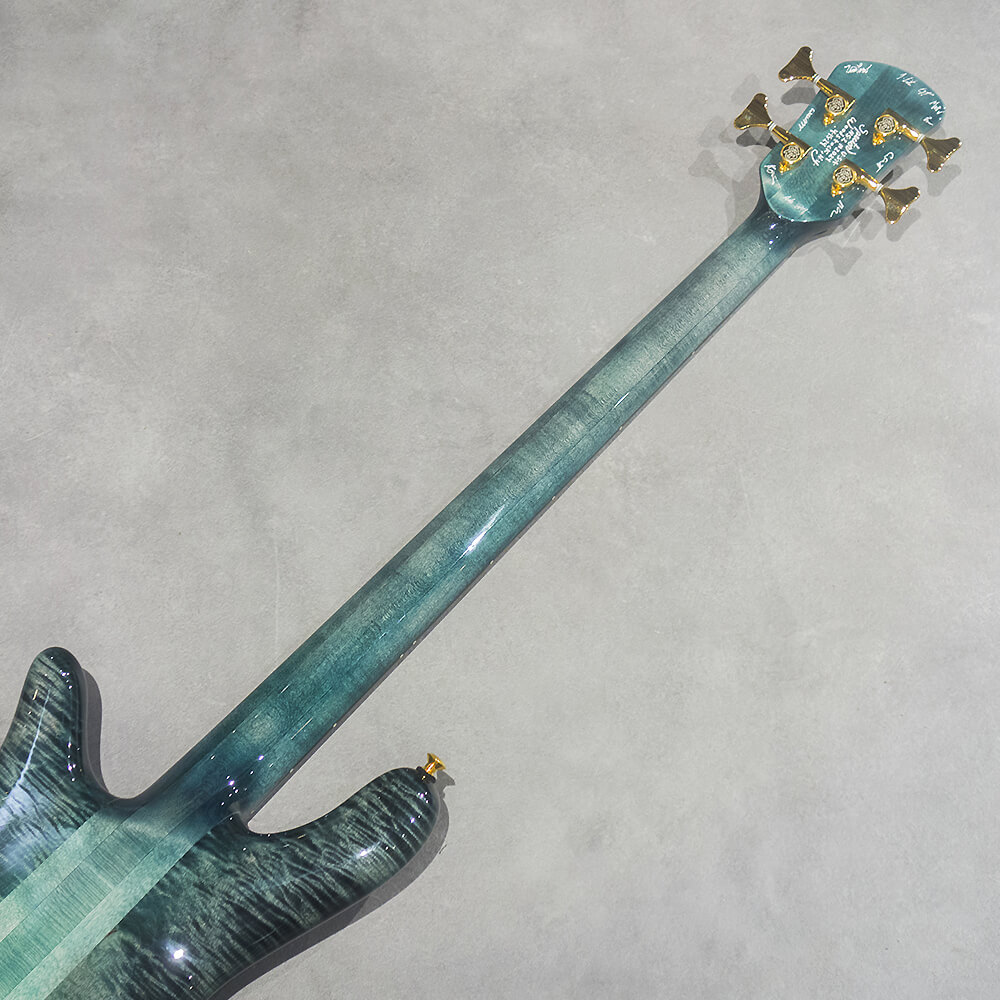 Spector NS-2 QM/SW M/EB EMG PJ Green Black Fade High Gloss