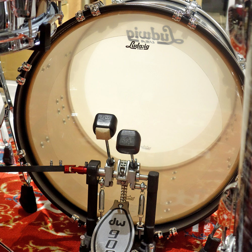 Ludwig Legacy Maple Downbeat 3PC Drum Set Vintage Black Oyster