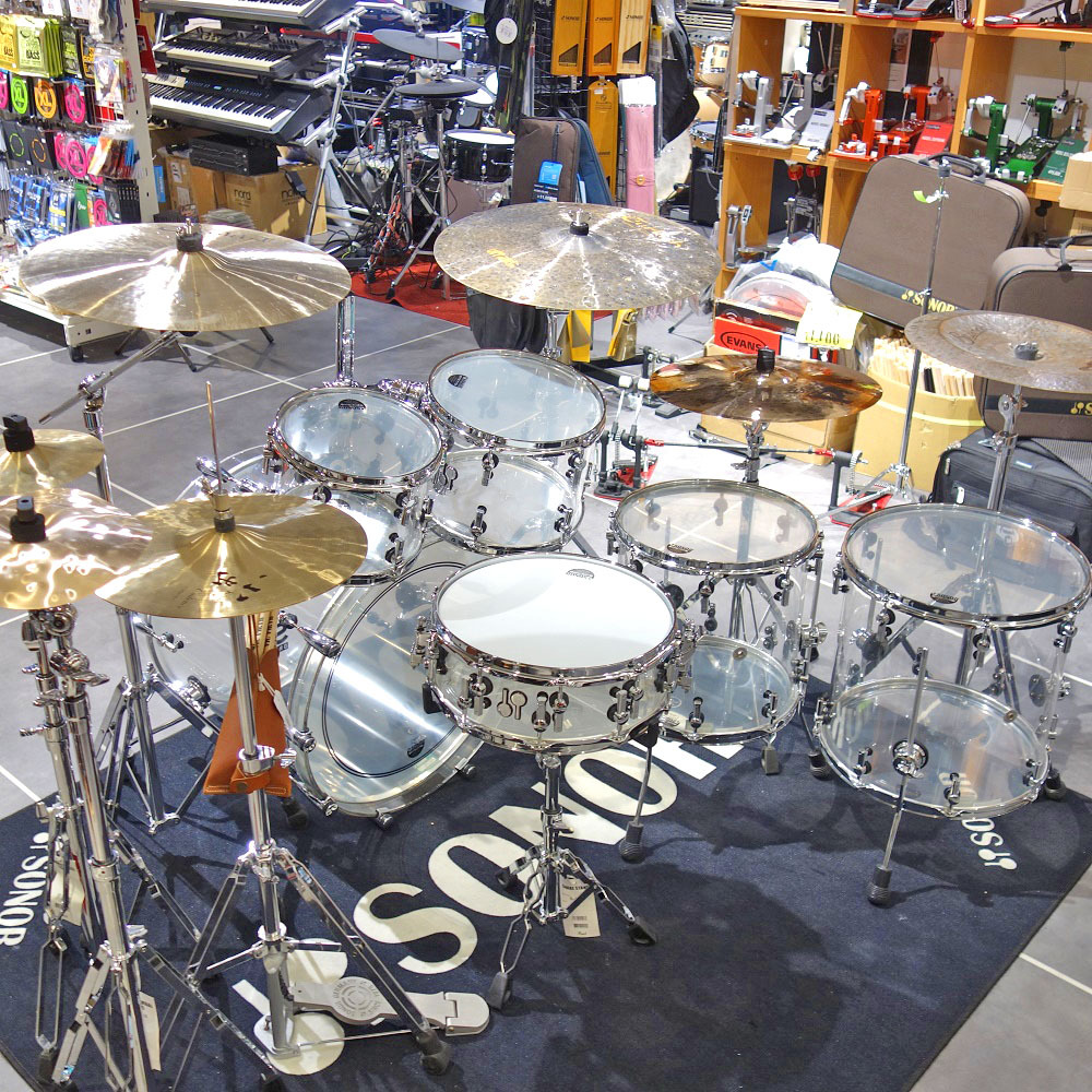 SONOR SQ2 Series Custom Order Drum Set X-RAY ACRYLIC｜ミュージック