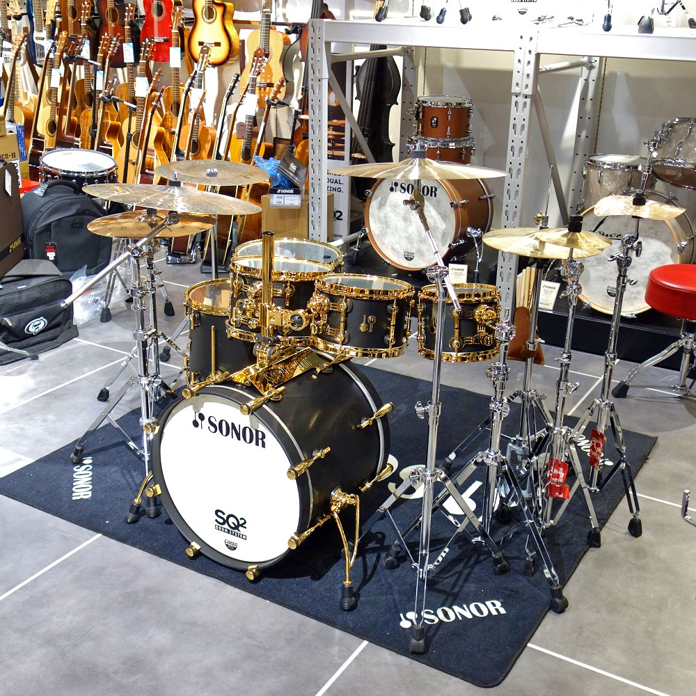 SONOR SQ2 Series Custom Order Drum Set DARK SATIN BIRCH