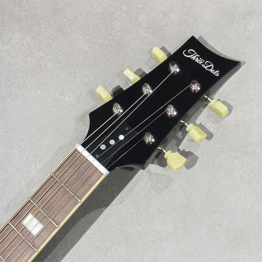 Three Dots Guitars SH Ebony Black｜ミュージックランドKEY