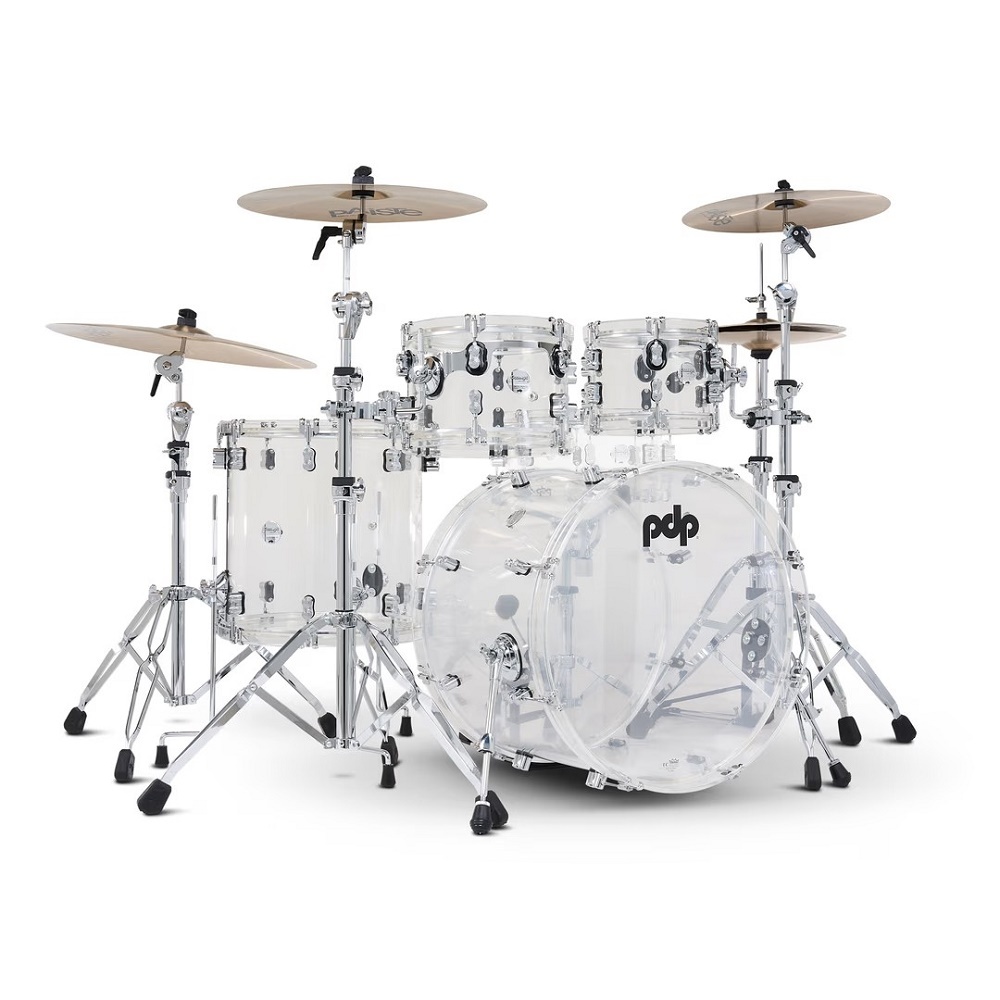 pdp by dw Acrylic Clear Drums 4-Piece Kit｜ミュージックランドKEY