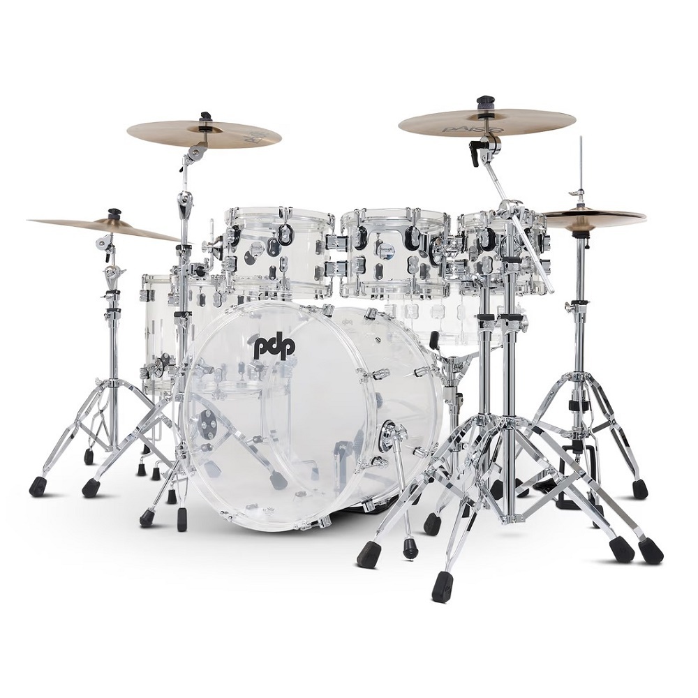 pdp by dw Acrylic Clear Drums 6-Piece Kit｜ミュージックランドKEY