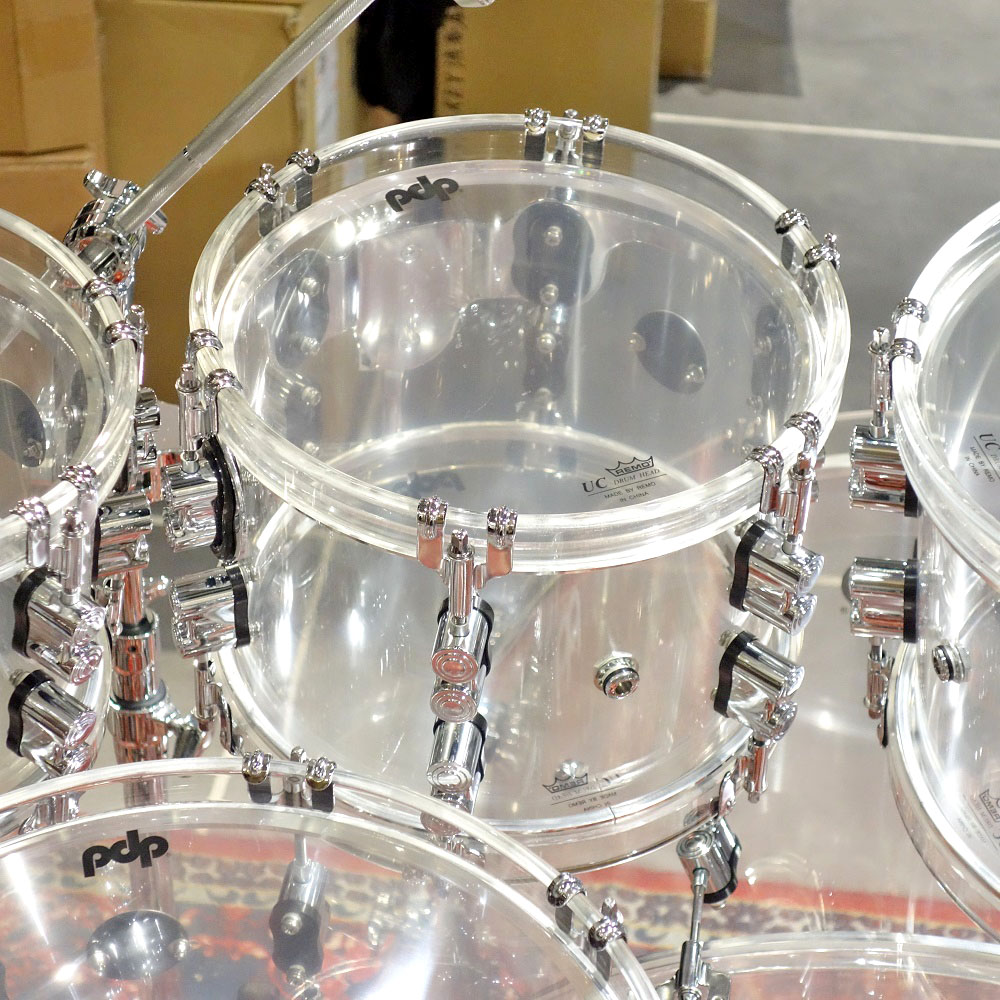 pdp by dw Acrylic Clear Drums 6-Piece Kit｜ミュージックランドKEY