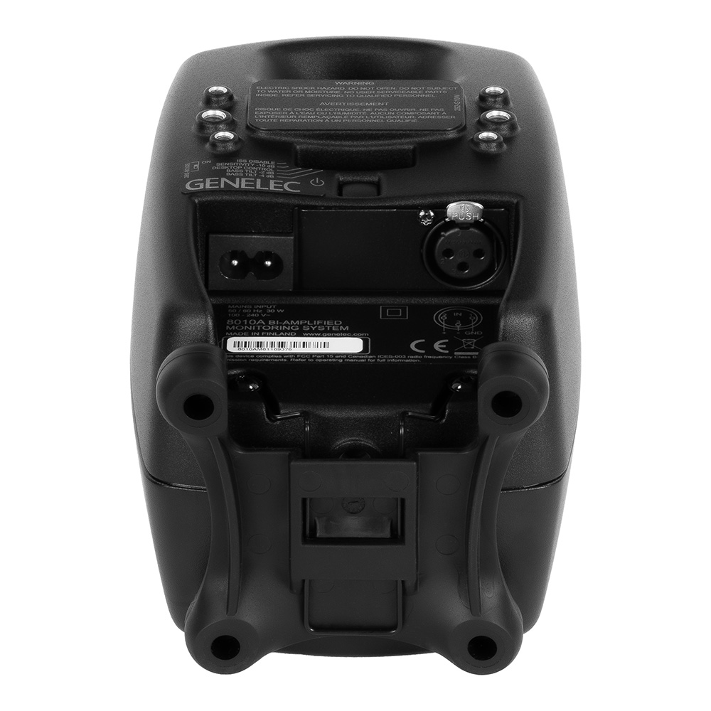 GENELEC 8010A モニタースピーカー 純正スタンド付き ブラック 8010a