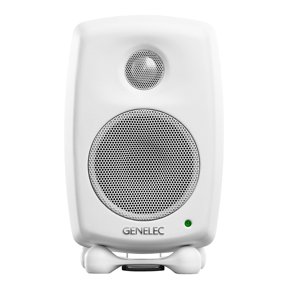 Genelec 8010AW ペア K&Mスタンドペア付き GENELEC 8010AW ホワイト（ペア）｜ミュージックランドKEY