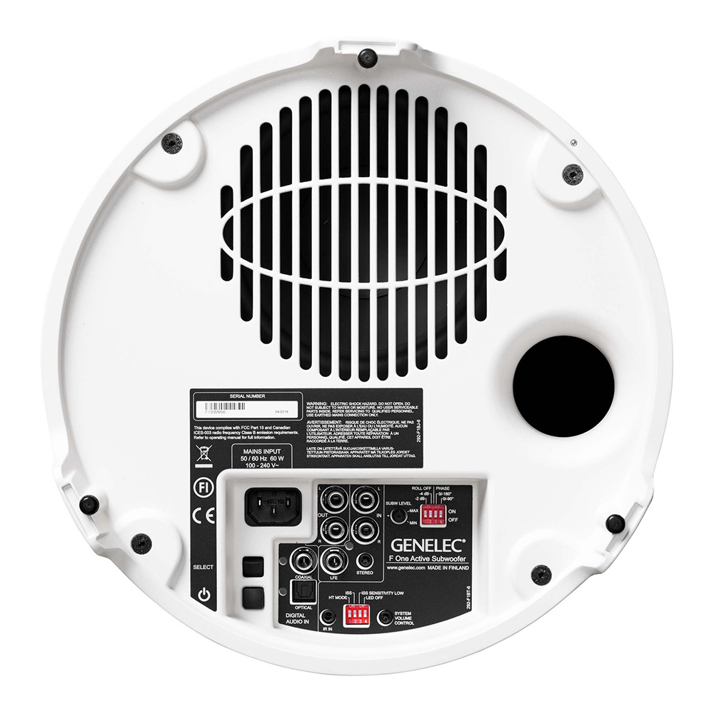 GENELEC F One F1BWM ホワイト｜ミュージックランドKEY