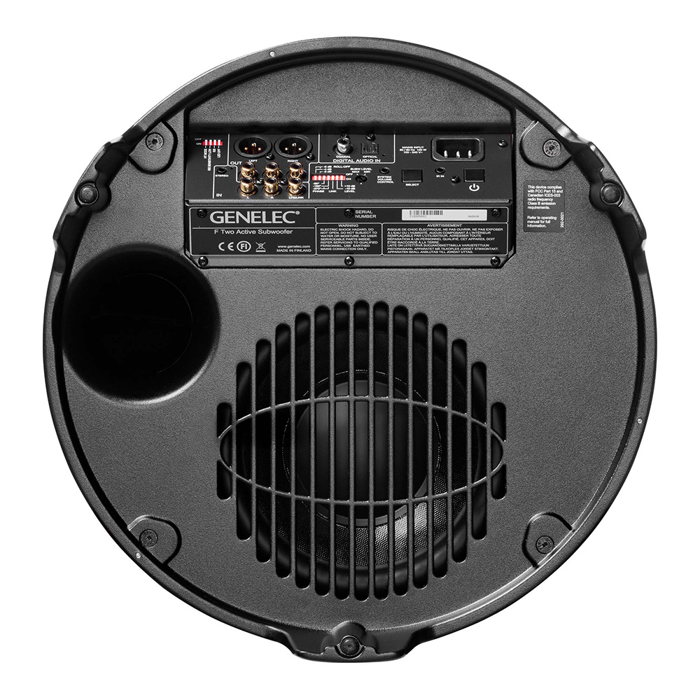 配信機器・PA機器・レコーディング機器 GENELEC F Two(B) F2BMM GENELEC F Two F2BMM ブラック｜ミュージックランドKEY