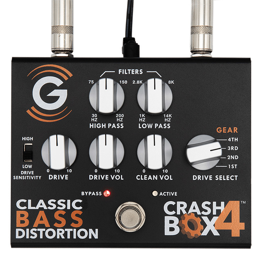 GENZLER Crash Box 4 Classic Bass Distortion Pedal [CB-4-PEDAL]｜ミュージックランドKEY