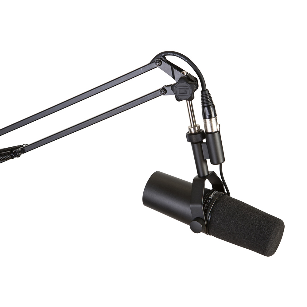 GATOR Frameworks Desk-Mounted Broadcast/Podcast Boom Mic Stand
