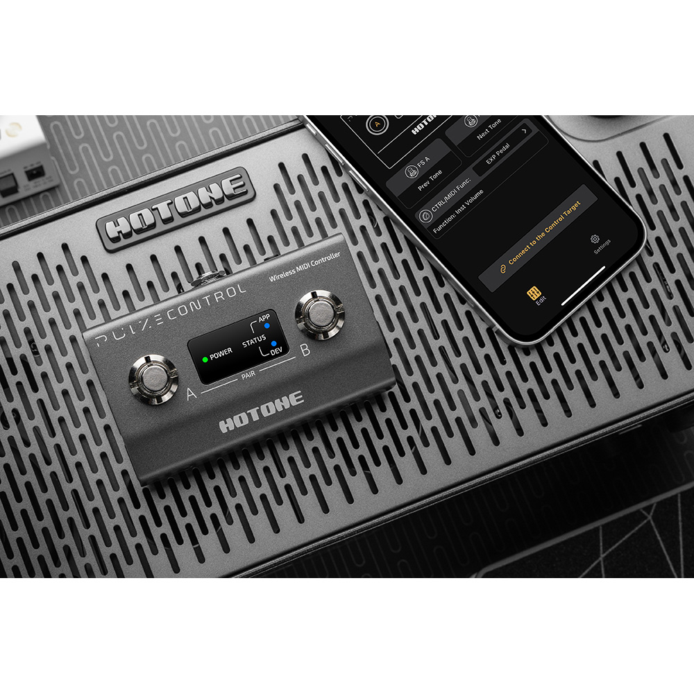 HOTONE　PULZE CONTROL　ワイヤレスMIDIコントローラー HOTONE | PULZE CONTROL | ワイヤレス MIDI コントローラー