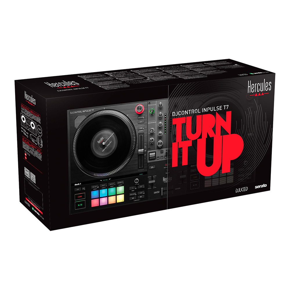 Hercules DJ DJControl Inpulse T7 + Serato DJ Pro