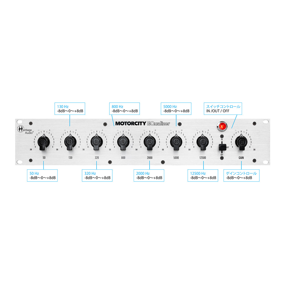 Heritage Audio Motorcity Equalizer｜ミュージックランドKEY