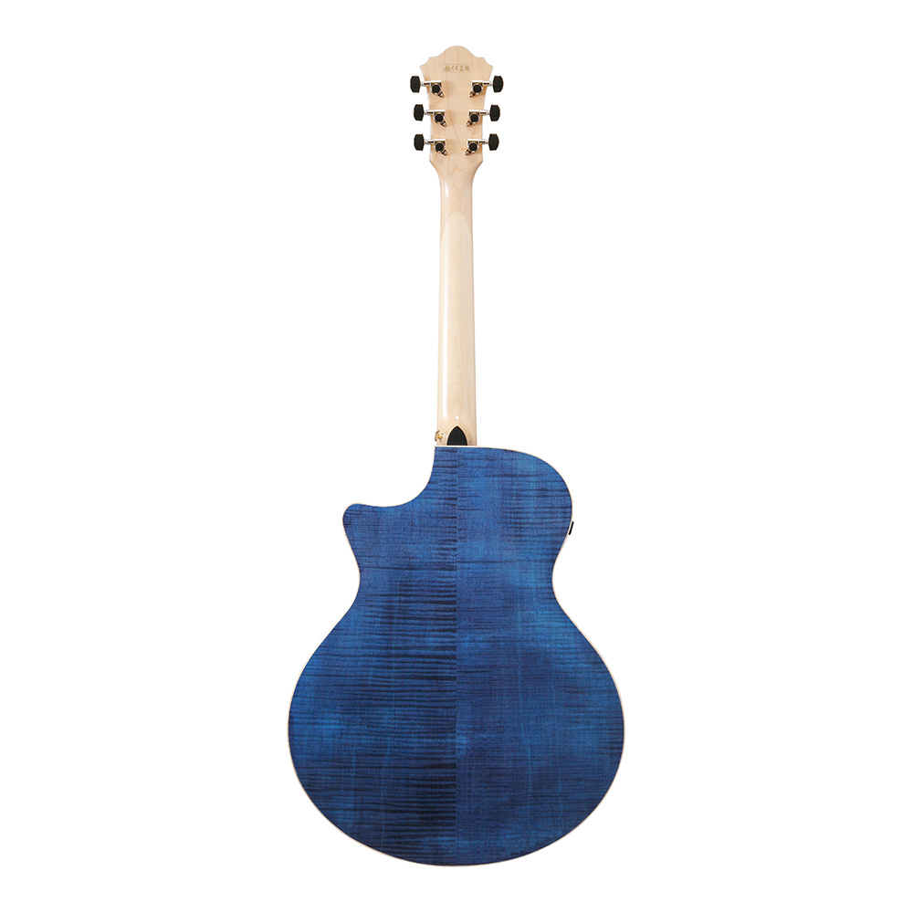 Ibanez AE390-NTA (Natural High Gloss Top, Aqua Blue High Gloss Back and  Sides)｜ミュージックランドKEY