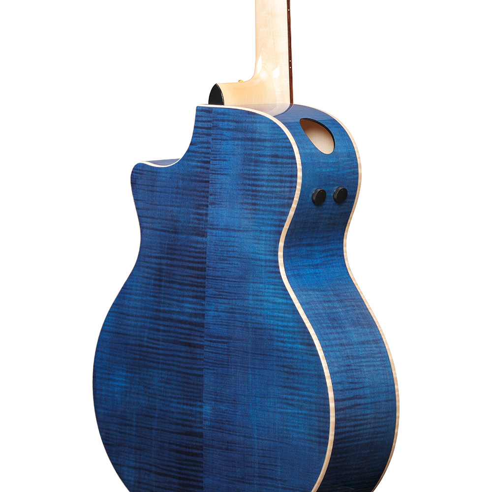 Ibanez AE390-NTA (Natural High Gloss Top, Aqua Blue High Gloss Back and  Sides)｜ミュージックランドKEY