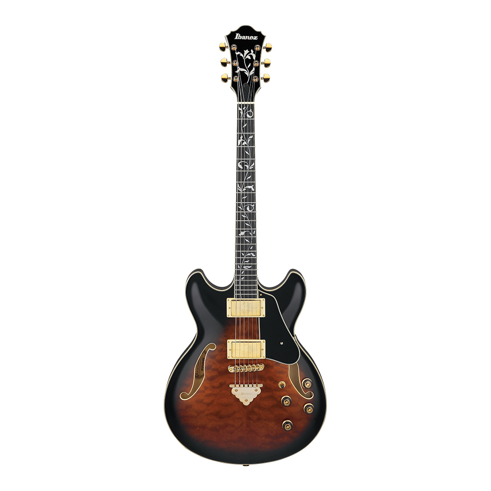 値下げしました　Ibanez AS93-VLS ARTCORE セミアコ Ibanez AS Artcore Expressionist AS93QMSP-DBS (Dark Brown