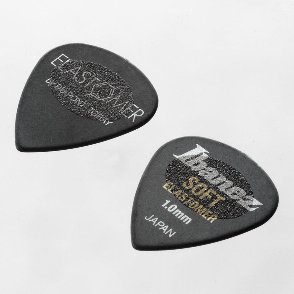 Ibanez ELASTOMER Pick SOFT 1.0mm 3PC [BEL16ST10S-HBK