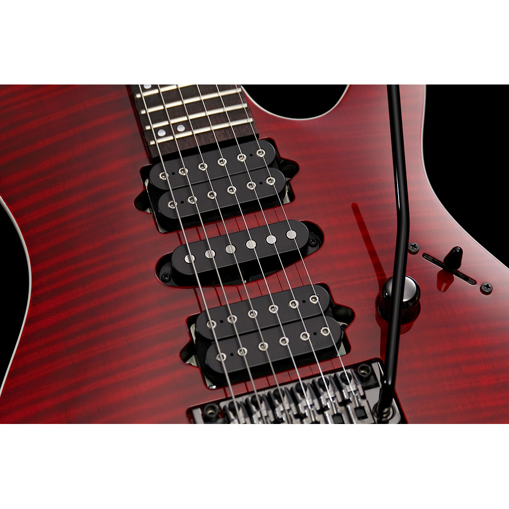 Ibanez SIGNATURE MODEL Kiko Loureiro KIKO100-TRR (Transparent Ruby  Red)｜ミュージックランドKEY