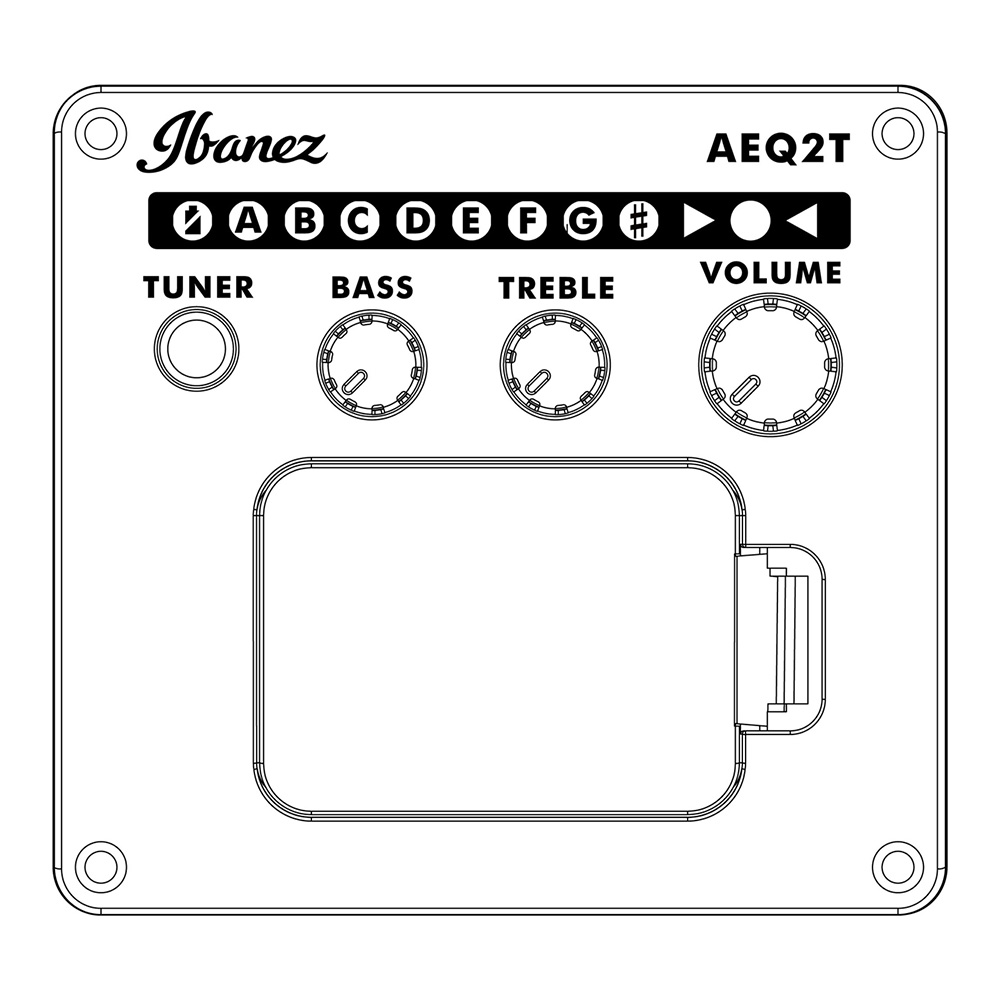 Ibanez ACOUSTIC BASS PCBE14MH-WK (Weathered Black)｜ミュージック