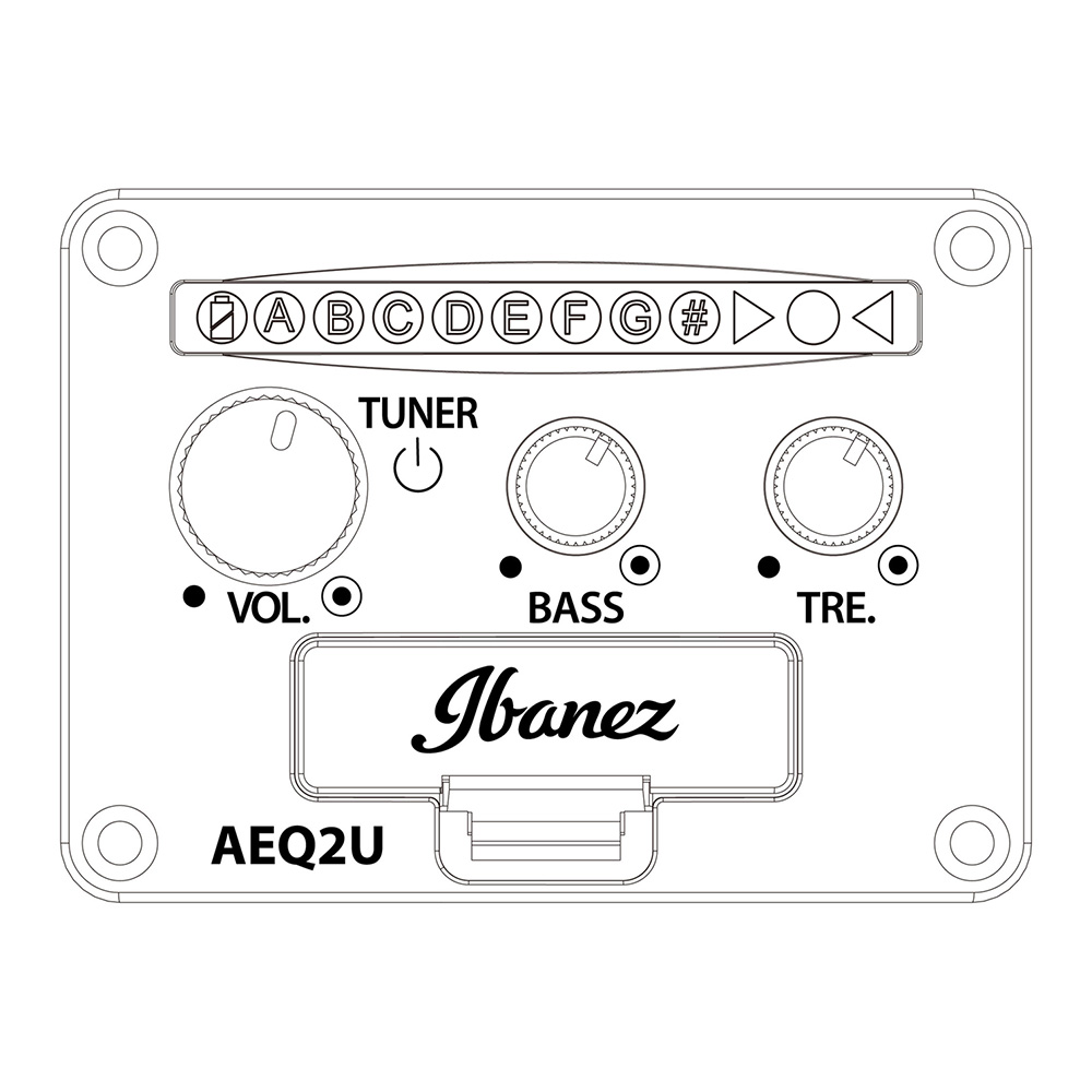 Ibanez UEW12E-BIF (Black Ice Flat)｜ミュージックランドKEY