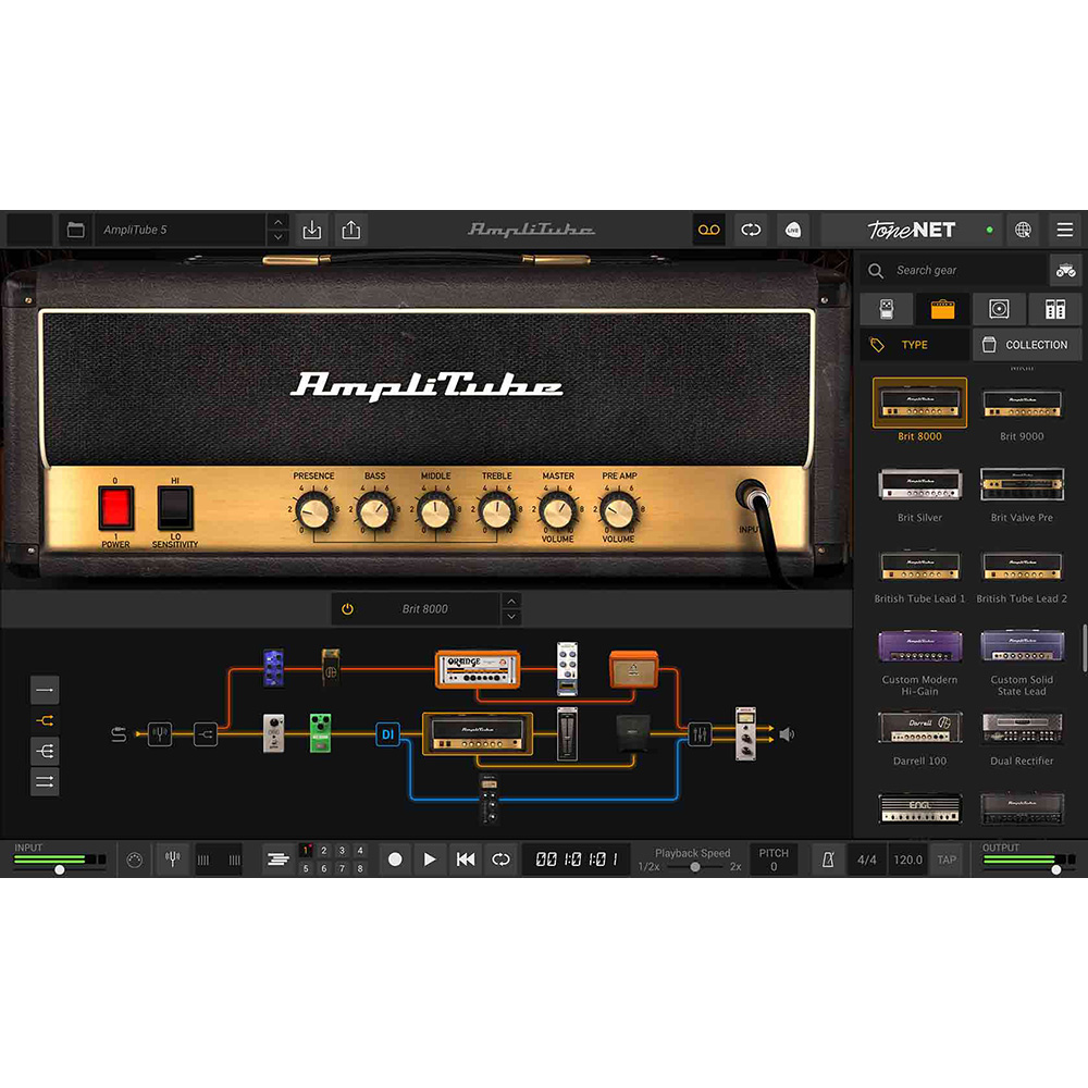 IK Multimedia AmpliTube 5 MAX v2｜ミュージックランドKEY