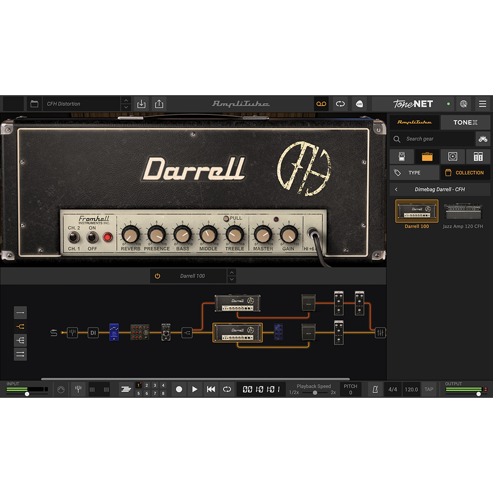IK Multimedia AmpliTube Dimebag Darrell CFH Collection
