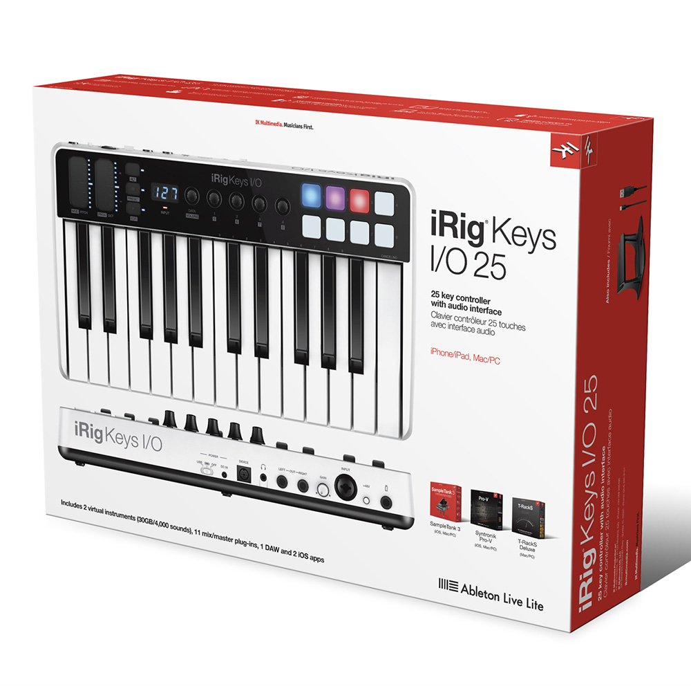 IK Multimedia iRig Keys I/O 25｜ミュージックランドKEY