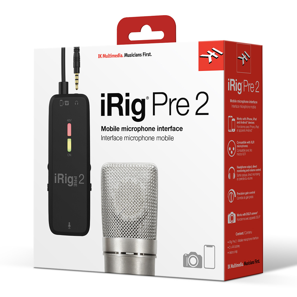 IK Multimedia iRig Pre 2｜ミュージックランドKEY