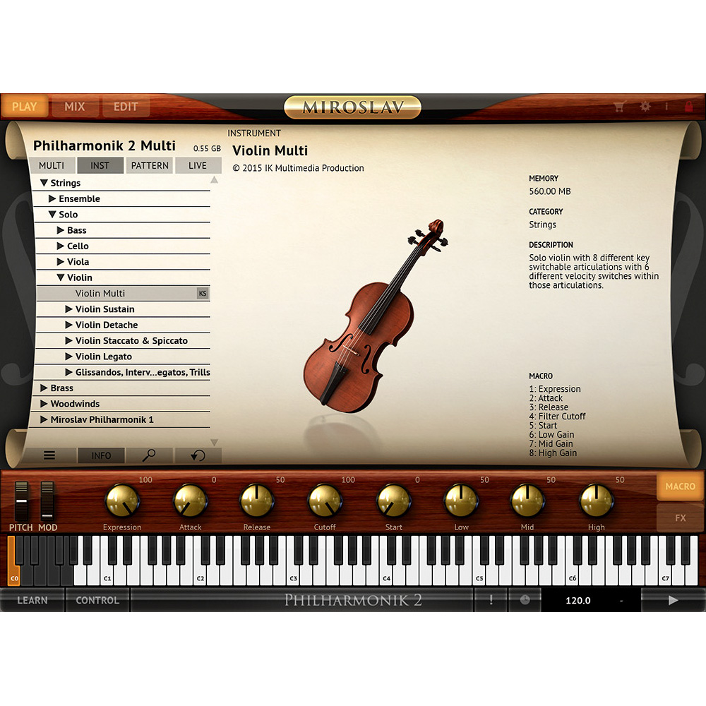 IK Multimedia Miroslav Philharmonik 2｜ミュージックランドKEY