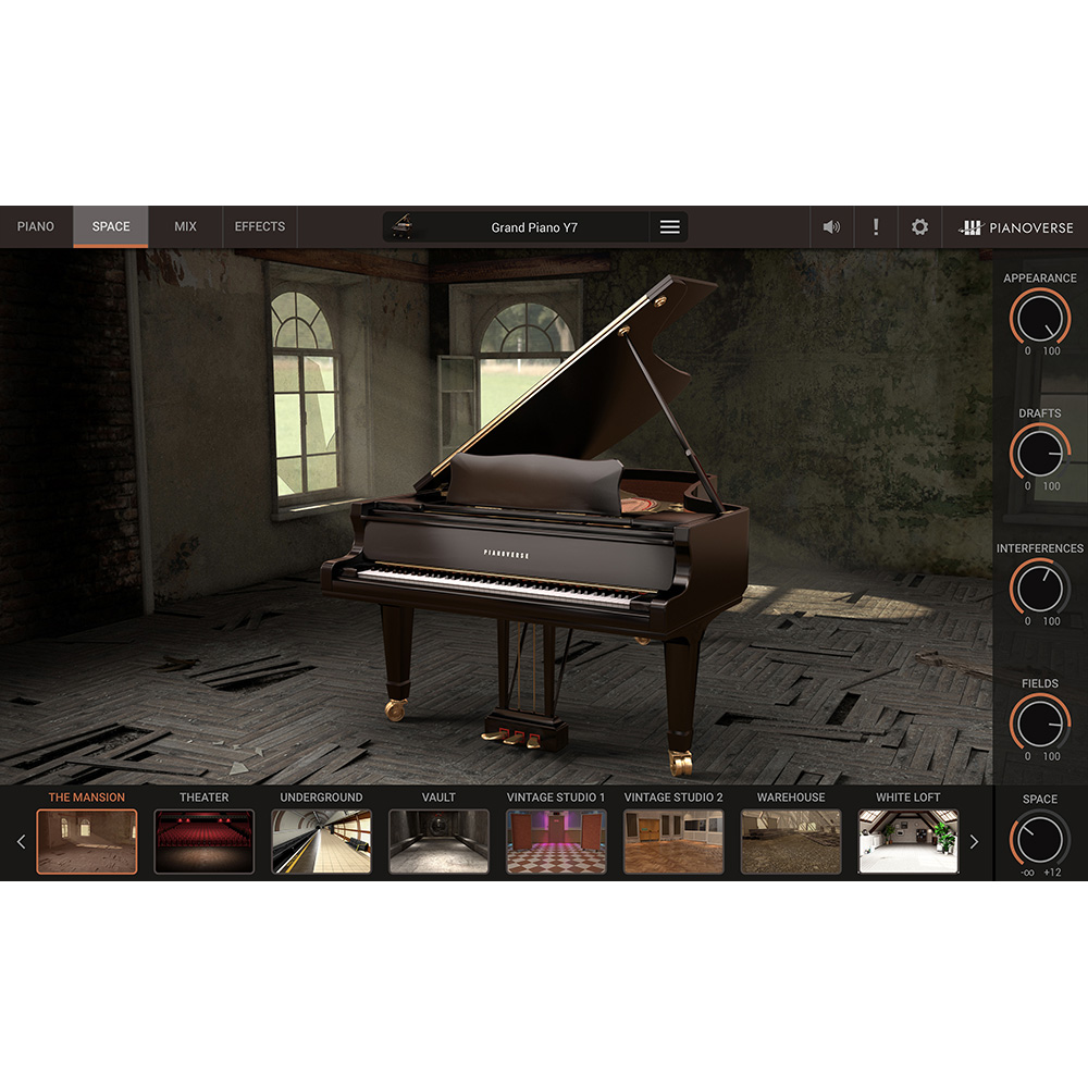 IK Multimedia Pianoverse Grand Piano Y7｜ミュージックランドKEY