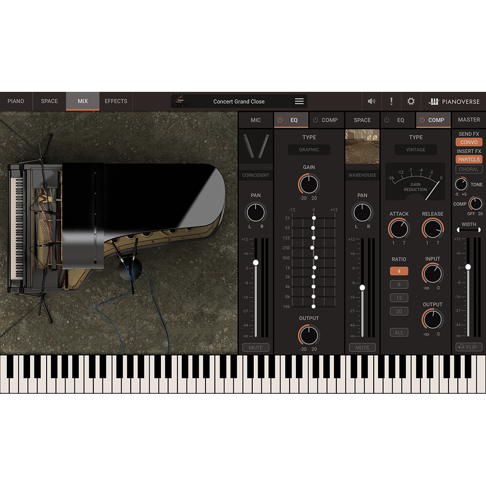IK Multimedia Pianoverse Concert Grand YF3｜ミュージックランドKEY