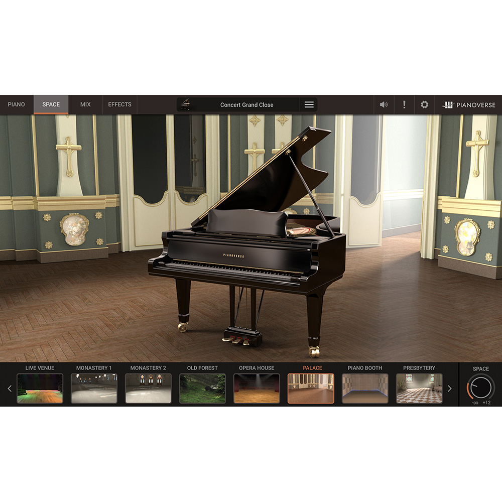 演奏会用上質17弦一式 メインテナンス済み IK Multimedia Pianoverse Concert Grand YF3｜ミュージックランドKEY