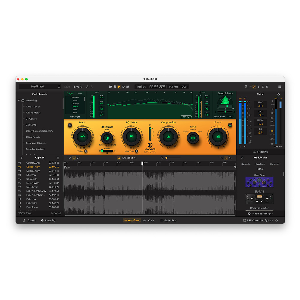 IK Multimedia T-RackS 6 MAX｜ミュージックランドKEY