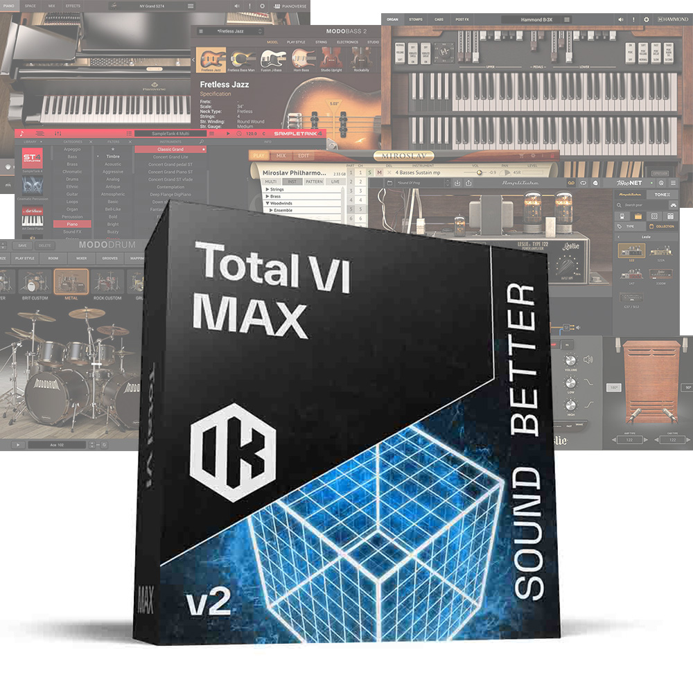 IK Multimedia Total VI MAX 2｜ミュージックランドKEY