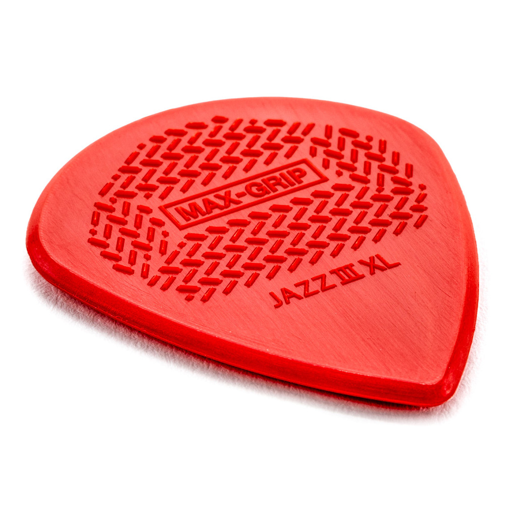 Jim Dunlop 581RXLN Max-Grip Jazz III XL (Red Nylon) 1.38mm 24枚