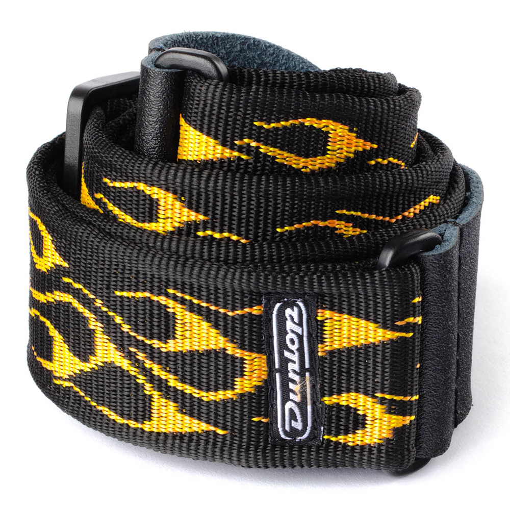 Jim Dunlop Classic Woven Strap Flambe Orange [D38-11OY