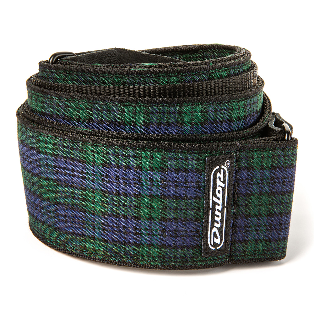Jim Dunlop JACQUARD BLACK WATCH PLAID STRAP [D67-31
