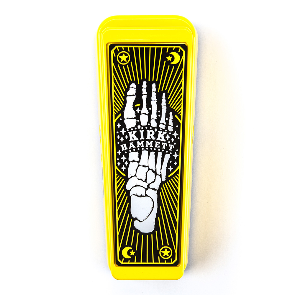 Jim Dunlop KH95Y KIRK HAMMETT CRY BABY WAH YELLOW SPARKLE