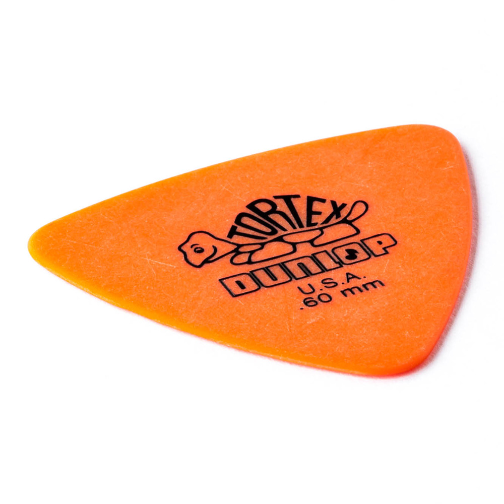 Jim Dunlop 413 Tortex Triangle 0.60mm - Orange 12枚セット｜ミュージックランドKEY