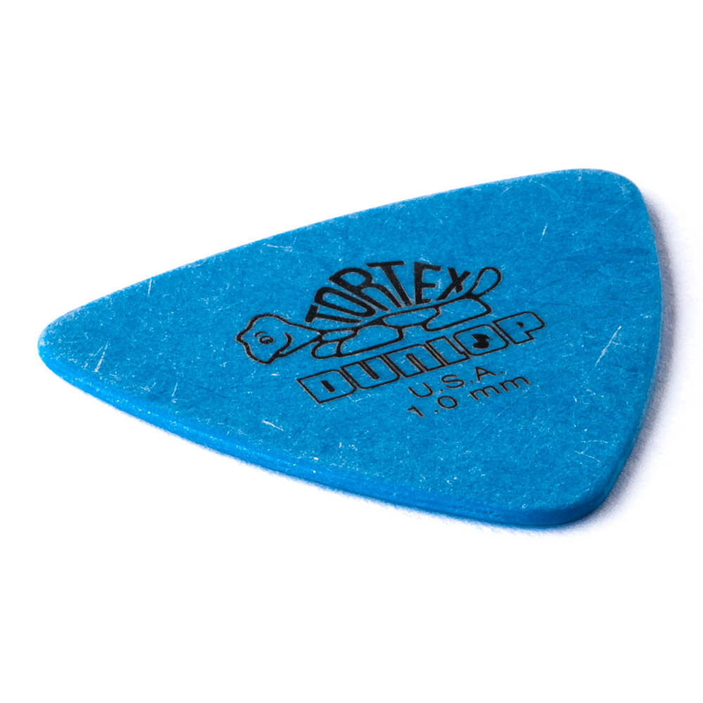 Jim Dunlop 413 Tortex Triangle 1.0mm - Blue 12枚セット 