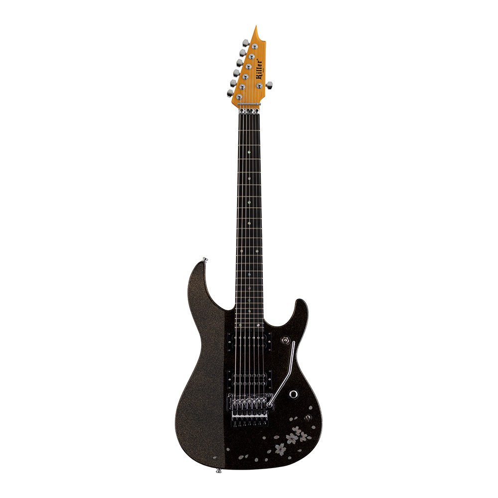 Killer Guitars KG-Fascinator Seven the Empress (galaxy black petals) [SAKI  Signature Model]｜ミュージックランドKEY