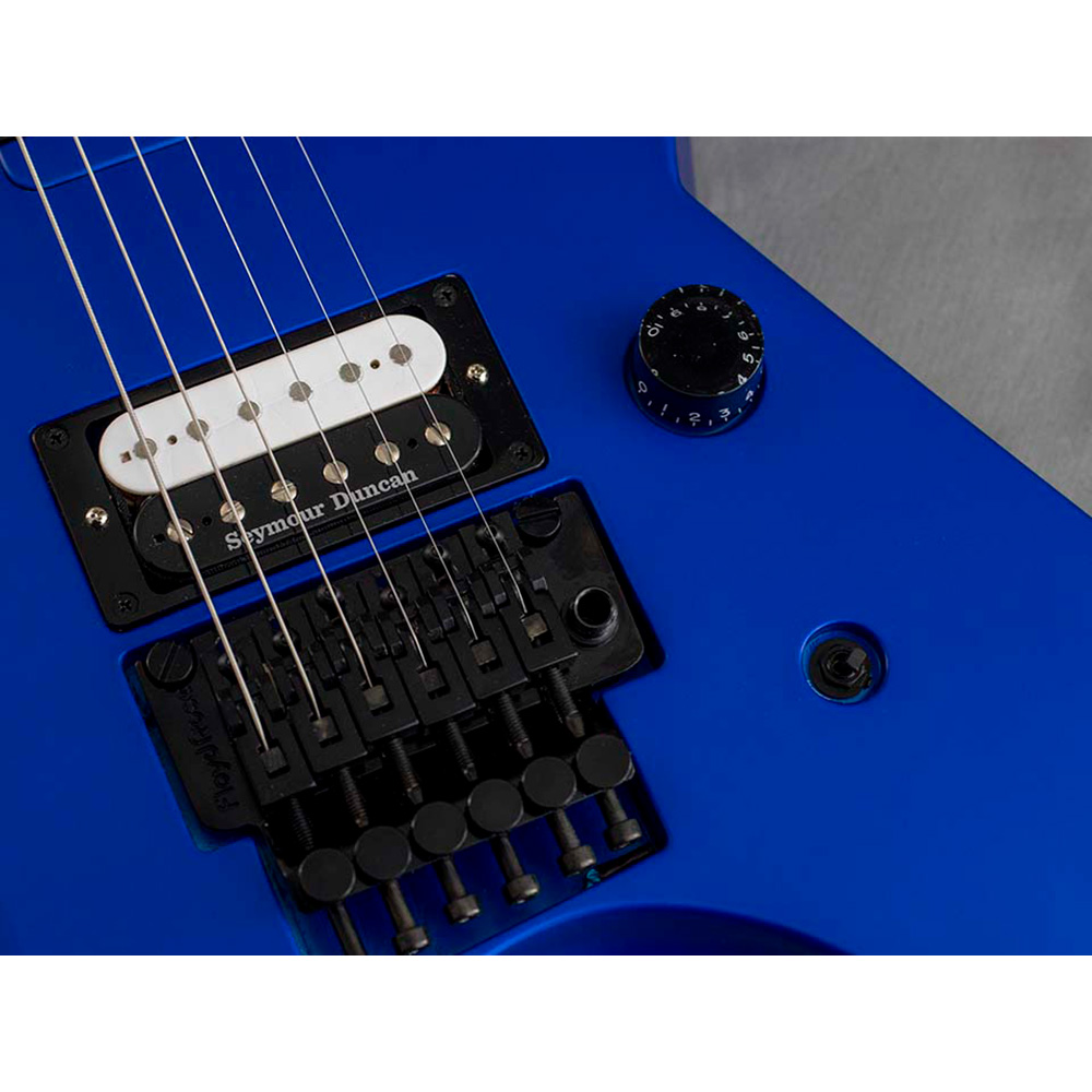 Killer Guitars KG-Prime 21 the spirit Matte blue metallic (black 