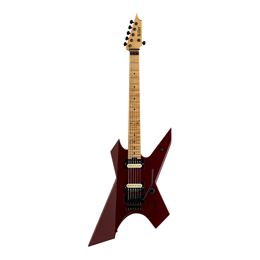 Killer Guitars KG-Prime 21 the spirit See-through cardinal red 